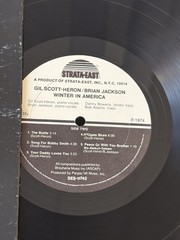 Gil Scott-Heron/Brian Jackson VG++Winter in America 1974 LP Strata East Gatefold