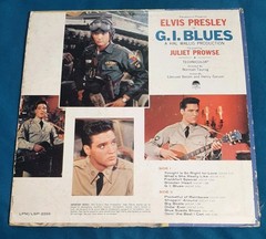 Elvis Presley LP GI Blues RCA Victor DG Original LPM 2256 good G.I.