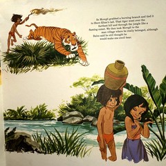 Walt Disney The Jungle Book Disneyland 3948 LP & Illustrated Book 1967