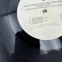 Black Sabbath Seventh Star LP VG Warner Bros 1-25337 1986 Tony Iommi Clean Vinyl