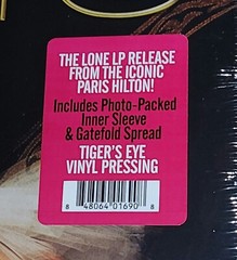 Paris Hilton – “PARIS” Limited Edition – Tiger’s Eye Colored Vinyl LP NEW