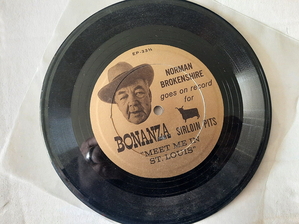 33 1/3 RPM record Bonanza Sirloin Pits