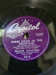 Frank Sinatra-“Sweet Lorraine” Columbia 37293/”Rain” Capitol 2816-2LP-78 RPM-10″