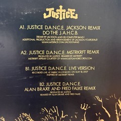 2007 Justice D.A.N.C.E Remixes 12″ Vinyl Record Ed Banger Records MSTRKRFT