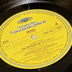 Die Schopfung Haydn Karajan Deutsche Grammophone Box 2 LP Vinyl Excellent Cond