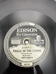 Edison Re-Creation Lonesome Mama Blues & Frolic Of The Coons No Cover