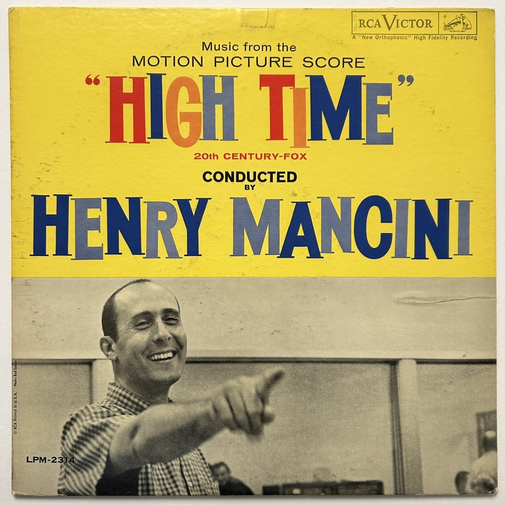 “High Time” Conducted by Henry Mancini LP RCA LPM-2314 Mono