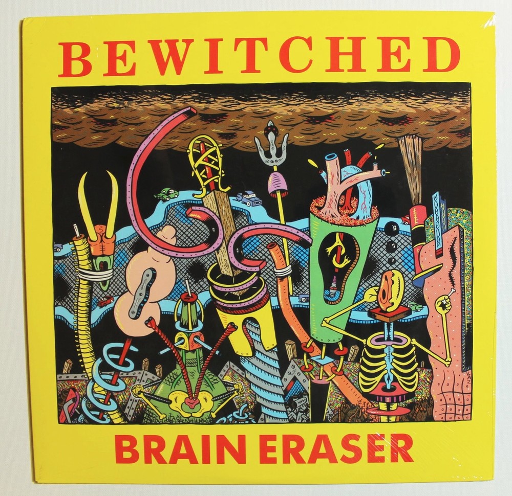 BEWITCHED Brain Eraser Vinyl LP 1990 Noise Rock Bob Bert Sonic Youth Indie