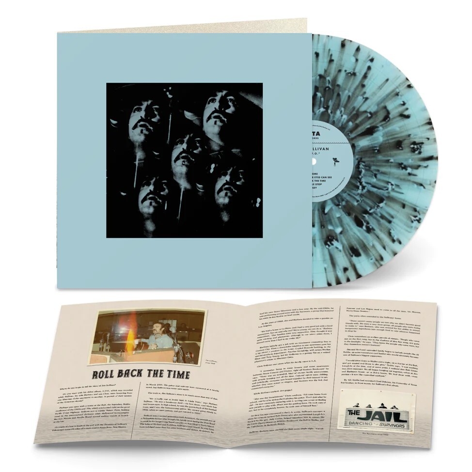 Jim Sullivan U.F.O. BLUE BLACK SPLATTER VINYL LP Record! lost 1969 album ufo NEW