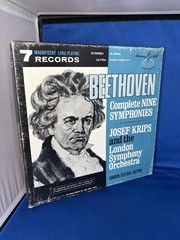 Beethoven Complete Nine Symphonies Box Set Vinyl Stereo Krips Murray Hill S-2694