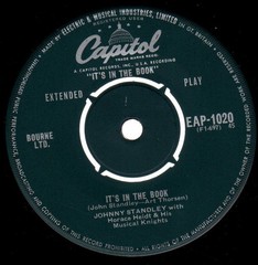 Johnny Standley – It’s In The Book – Used Vinyl Record 7 – Y5826z