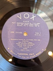 Lot of 4 Johann Sebastian Bach – Vintage Vinyl Original Pressings – EX/NM!!