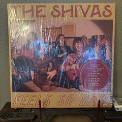 Feels So Good / Feels So Bad by Shivas LP 2022 Clear Red Tan Vinyl Neo-Psych NM