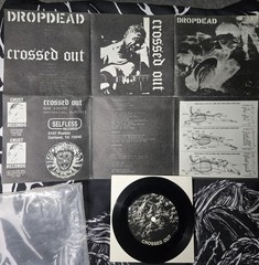 Crossed Out / DROPDEAD Split 5″ Vinyl Power Violence 1993 Slap A Ham