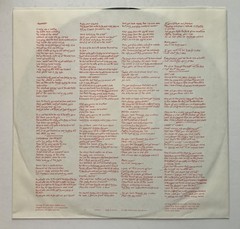 BLACK SABBATH Born Again EX WARNER BROS. original PROMO vinyl LP w/inner Gillan