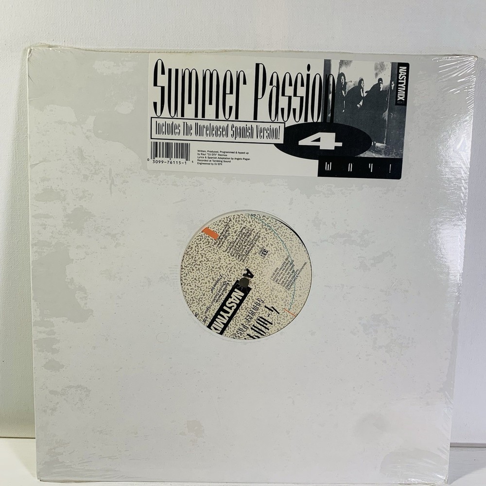 4-way Summer Passion 12″ LP Nastymix Record ~EX Cover~Sealed