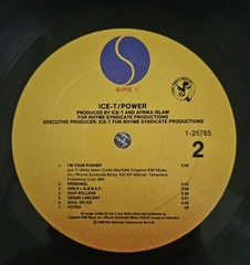 Ice-T Power Vinyl LP Album 1988 Vintage1 -25765 Sire G++ Condition