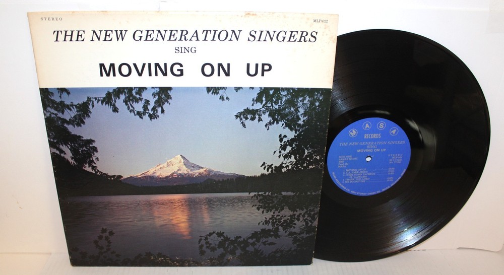 NEW GENERATION SINGERS SING MOVING ON UP – USED GOSPEL VINYL LP