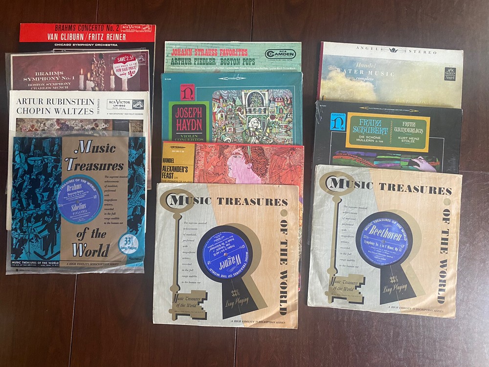 Lot of 12 Classical Records – See Notes for Record Labels, Titles, Notes (E)
