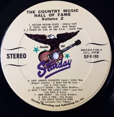 THE COUNTRY MUSIC HALL OF FAME VOL 2 – ORIG 1962 GATEFOLD STEREO NEAR MINT 2 LPs