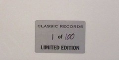CSNY – Deja Vu 2010 sealed U.S. Classic Records 45 RPM test pressing box #1/100!