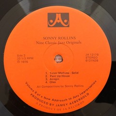 SONNY ROLLINS NINE CLASSIC JAZZ ORIGINALS VOL. 8, JAMEY AEBERSOLD JA 1217