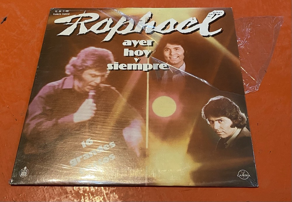NEW/SEALED Vintage Vinyl/LP. Raphael. Ayer, Hoy, Y Siempre. PE GH 11-400. READ!