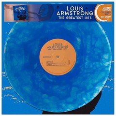 Louis Armstrong – The Greatest Hits LP 12″ Blue Vinyl Record – Limited Edition