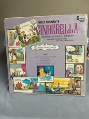 Walt Disney’s Cinderella, The Story & The Songs. Disneyland ST 3908 LP Record