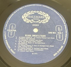 Blood, Sweat And Tears- Blood, Sweat And Tears -Vinyl LP EX / VG+