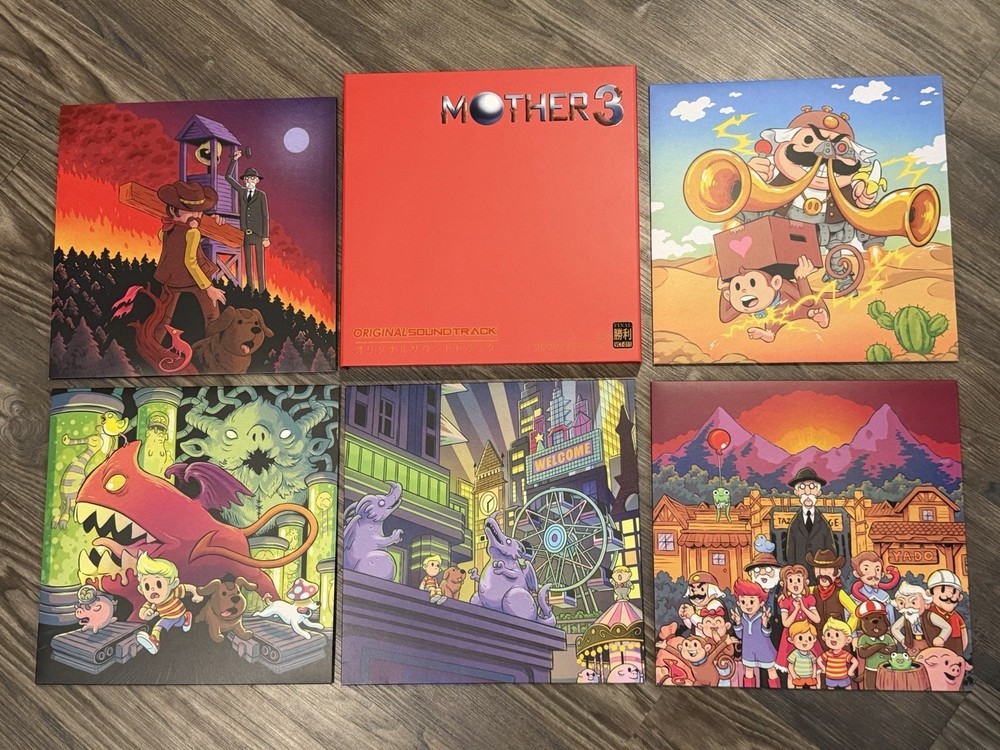 Mother 3 Vinyl Box Set Soundtrack 5 LP Not Moonshake VGM OST Nintendo no insert