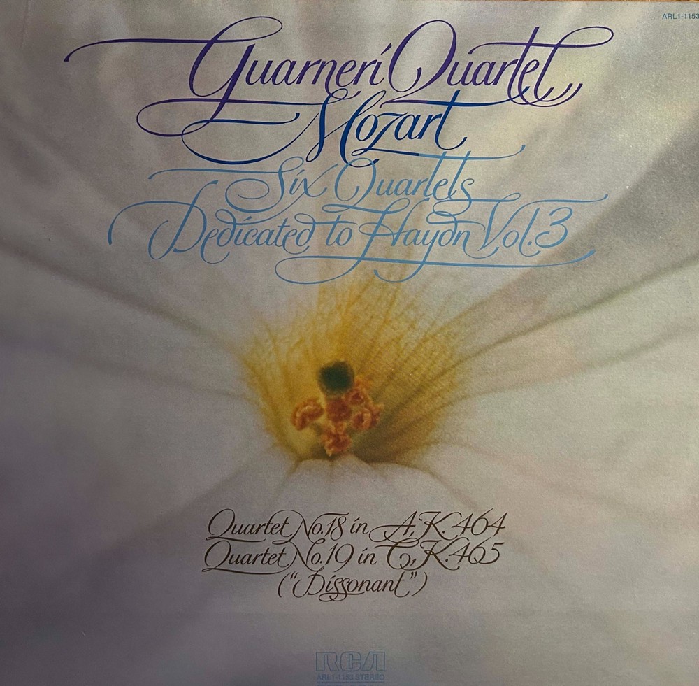 Classic Music Vinyl Records – MOZART: Six Quartets Dedicated to Haydn Vol. 3 NM