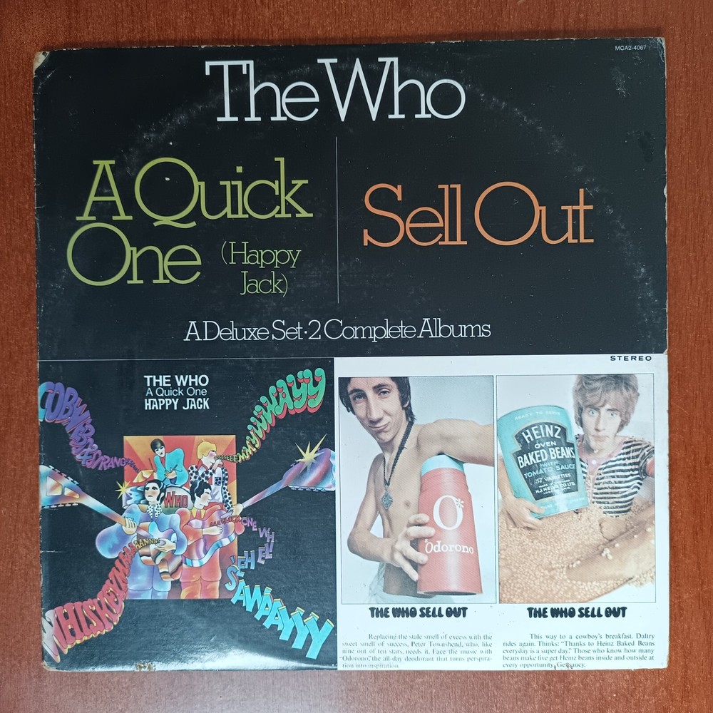 The Who – A Quick One [1980] Vinyl 2xLP Hard Rock Heavy Metal MCA Records