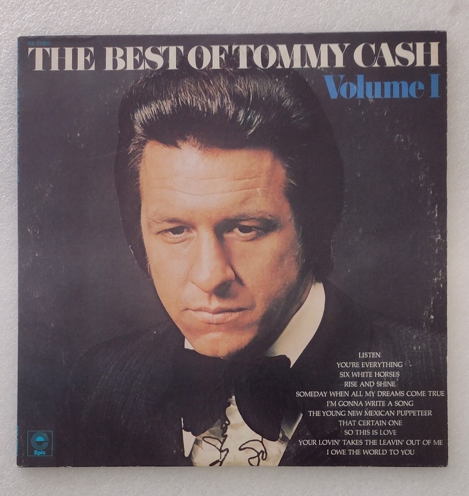 “The Best Of Tommy Cash Volume 1” (Brother Of Johnny) Stereo LP Free Shipping
