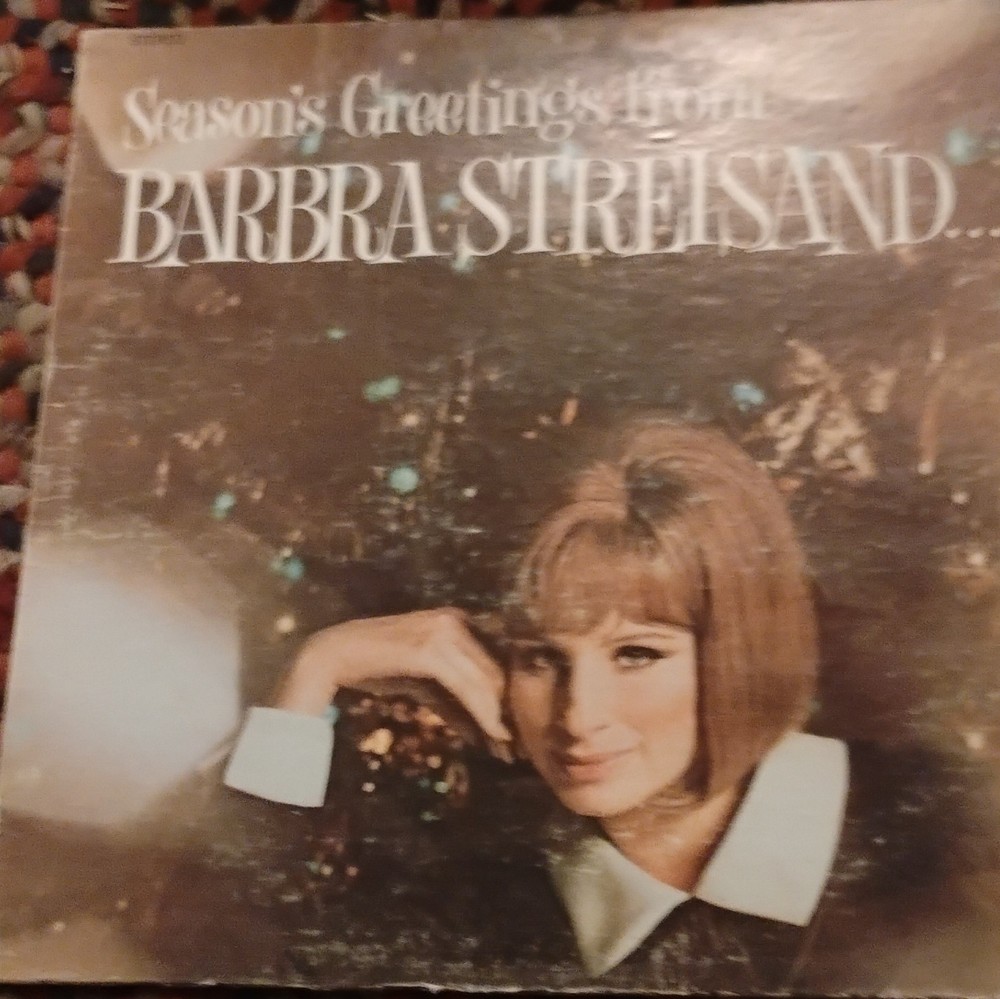 Barbra Streisand Season’s Greetings…and Friends Columbia Holiday Vocal 12″ LP