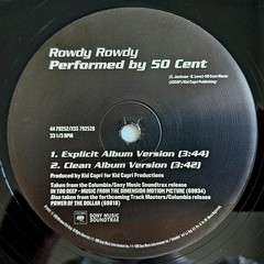 1999 – 50 CENT – HOW TO ROB / ROWDY ROWDY – SONY MUSIC ORIGINAL PRESSING