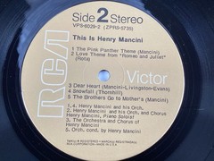 THIS IS HENRY MANCINI~GREATEST HITS RCA Victor VPS-6029 2x Vinyl Stereo VG+