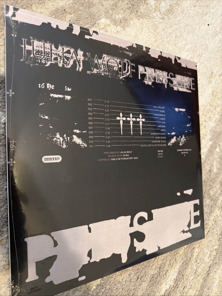 ✅SEALED Julia Wolf – Pressure (Graffiti Records Exclusive) Emerald Green Vinyl