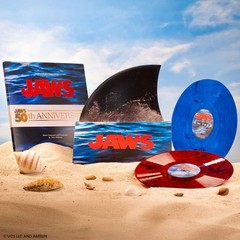JAWS – OST – 2-LP BLOOD & WATER VINYL – 50TH ANNIVERSARY – JOHN WILLIAMS – NEW!