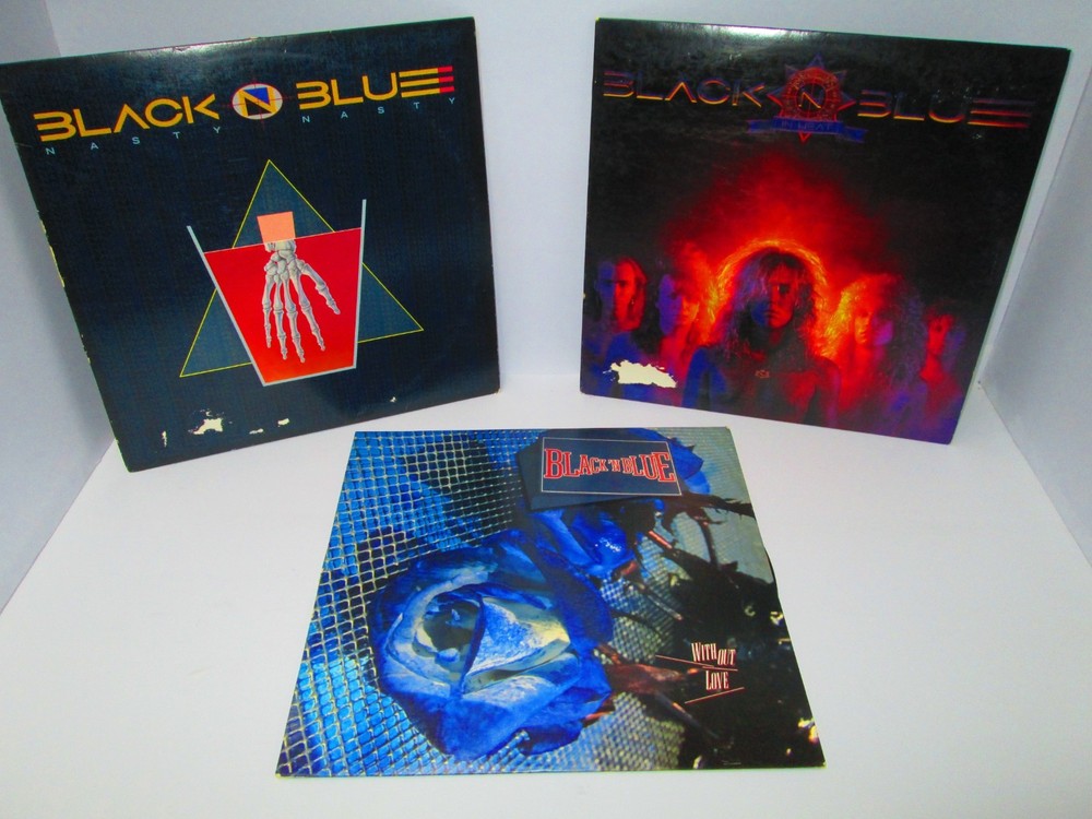 Black ‘n Blue vinyl lp lot 1985,86,88 Hair Metal Tested well above VG FIRM PRICE