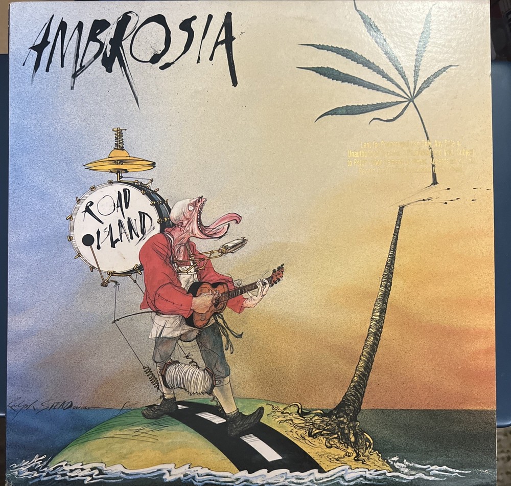 AMBROSIA ROAD ISLAND WARNER BROS. BSK 3638 Record VINYL LP PROMO