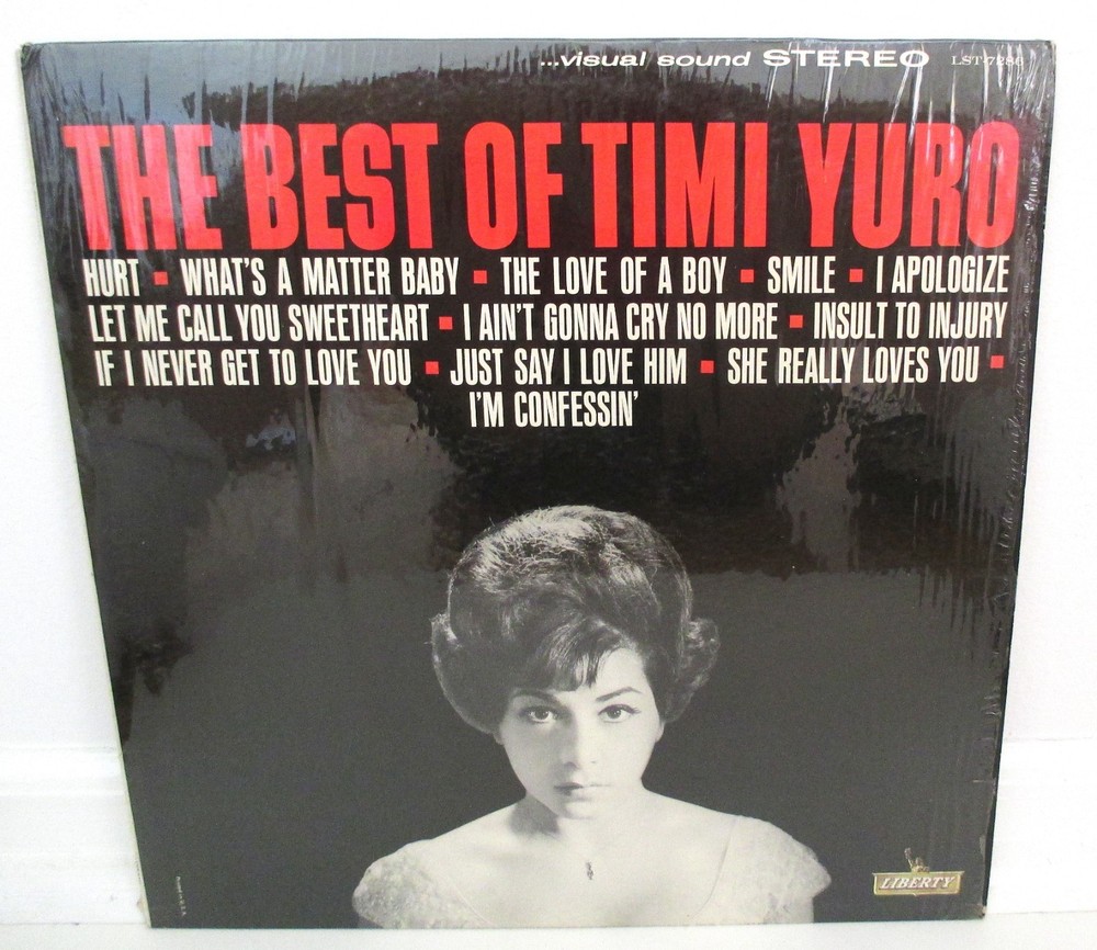 ORIGINAL Soulful 1963 Liberty STEREO LP The Best Of Timi Yuro IN SHRINK MINT-!