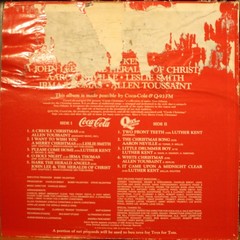 ALLEN TOUSSAINT / IRMA THOMAS *Creole Christmas* 1986 HOLIDAY LP Q93 / Coca Cola