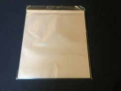 100 Record Sleeves Resealable Flap clear Plastic Outer 33 RPM LP Cover Album bag