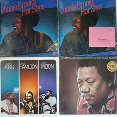 Lot of 9 VTG VG- 50s-70s 33 RPM Blues Record Covers No LPS CRAFT