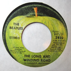 BEATLES * 45 * The Long And Winding Road * 1970 * VG/ VG+ Orig. VINYL USA APPLE