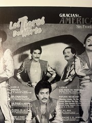 Los Tigres Del Norte – Gracias America Sin Fronteras (1 x LP, 1989 MX, EX)