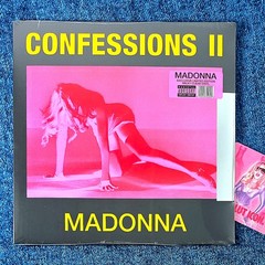 MADONNA SEALED (READ) CONFESSIONS II SPOTIF 12” CLEAR VINYL + PROMO COASTER
