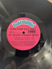 RARE Kool G Rap & DJ Polo ‎On The Run 12″ vinyl 1992 Cold Chillin’ ‎CC2010