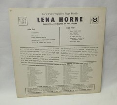 Lena Horne 1956 Hi-Fi Tops LP Record L1502 Frankie & Johnnie Blue Prelude